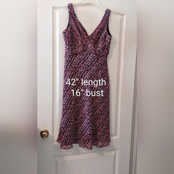 JONES NEW YORK Semi-formal Party Cruise Vacation Wedding  Flowy Dress 10 - Picture 2 of 6